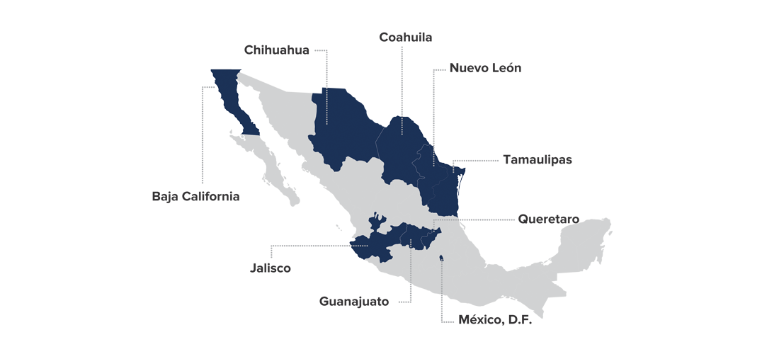 Mapa LRC